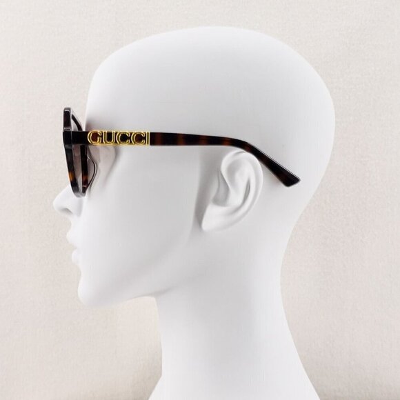 Gucci GG1189 Square Unisex Sunglasses Tortoise Brown OS - Picture 12 of 16